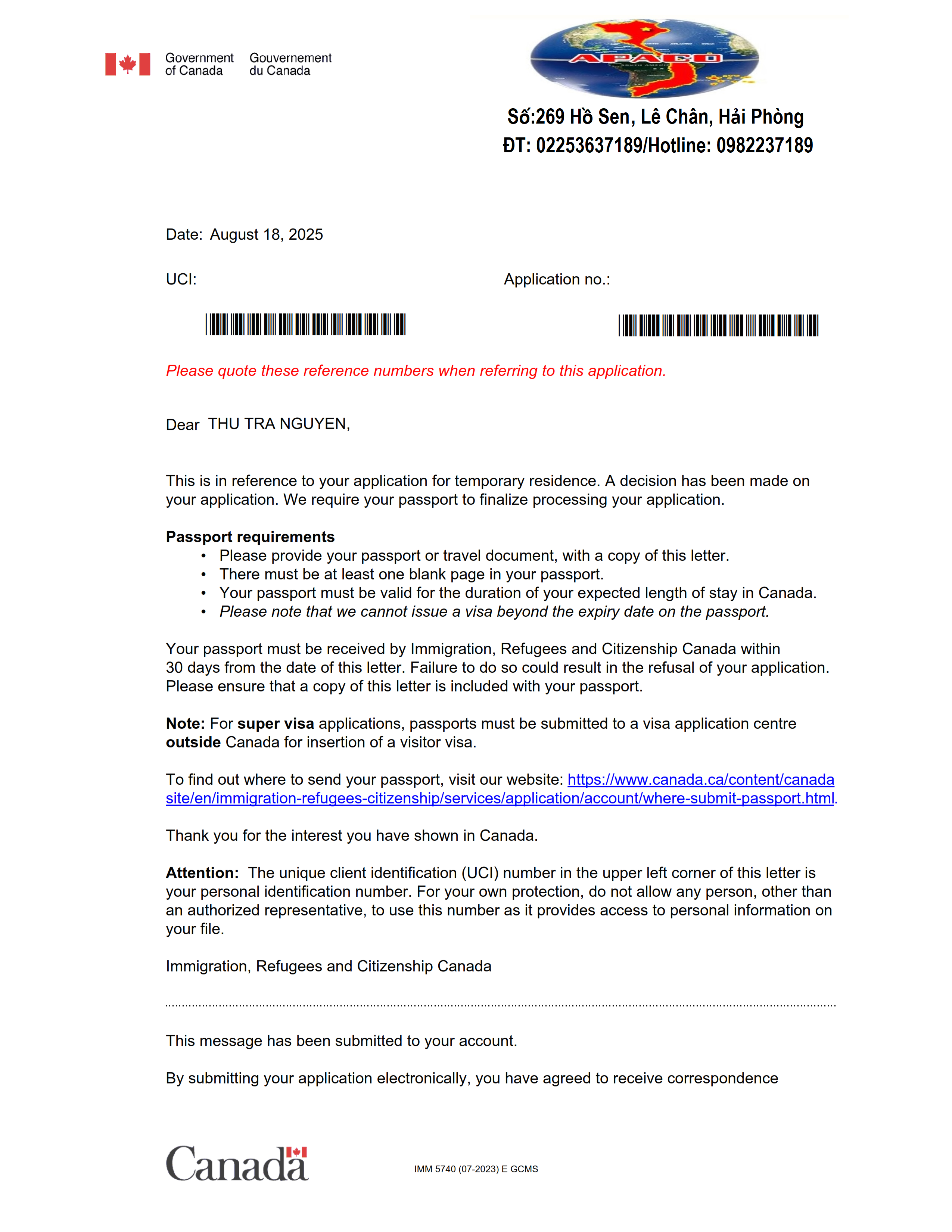 Đ𝐀̂̀𝐔 𝐓𝐔𝐀̂̀𝐍 𝐕𝐈𝐒𝐀 𝐂𝐀𝐍𝐀𝐃𝐀 𝐋𝐀̣𝐈 𝐆𝐎̃ 𝐂𝐔̛̉𝐀